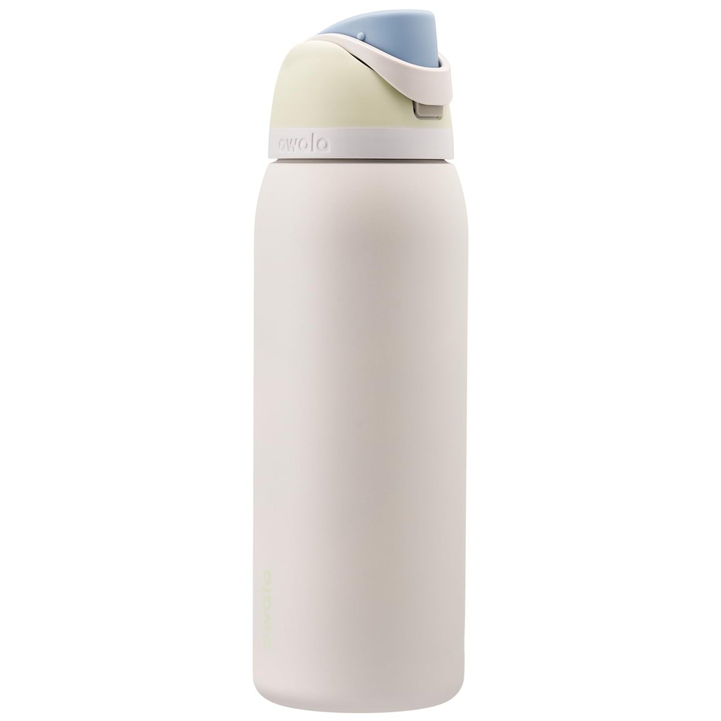 FreeSip Insulated Stainless Steel Water Bottle with Straw for Sports and Travel, BPA-Free, 24-oz, Shy Marshmallow