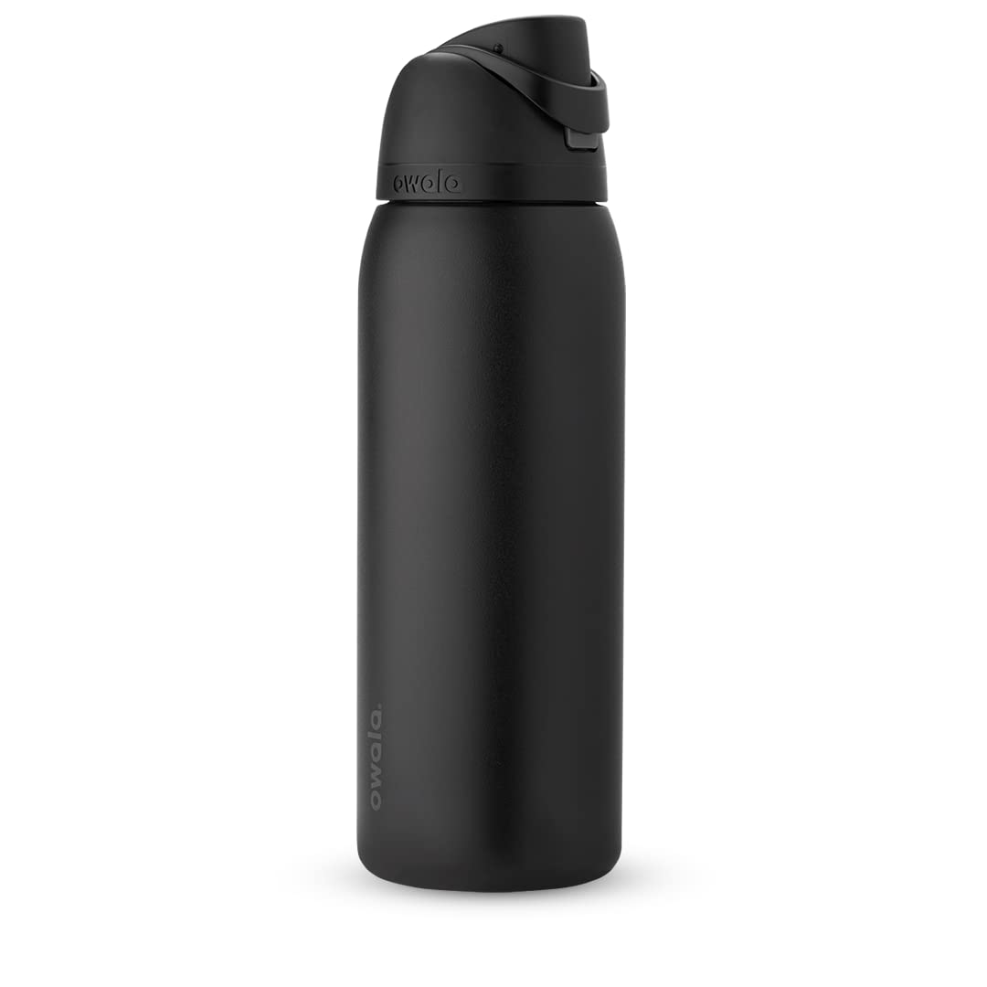 FreeSip Insulated Stainless Steel Water Bottle with Straw for Sports and Travel, BPA-Free, 24-oz, Shy Marshmallow