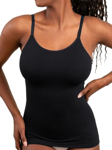 SHAPERMINT High Compression Womens Tops - Scoop Neck Cami - Tank Top for Women, Camisole for Women