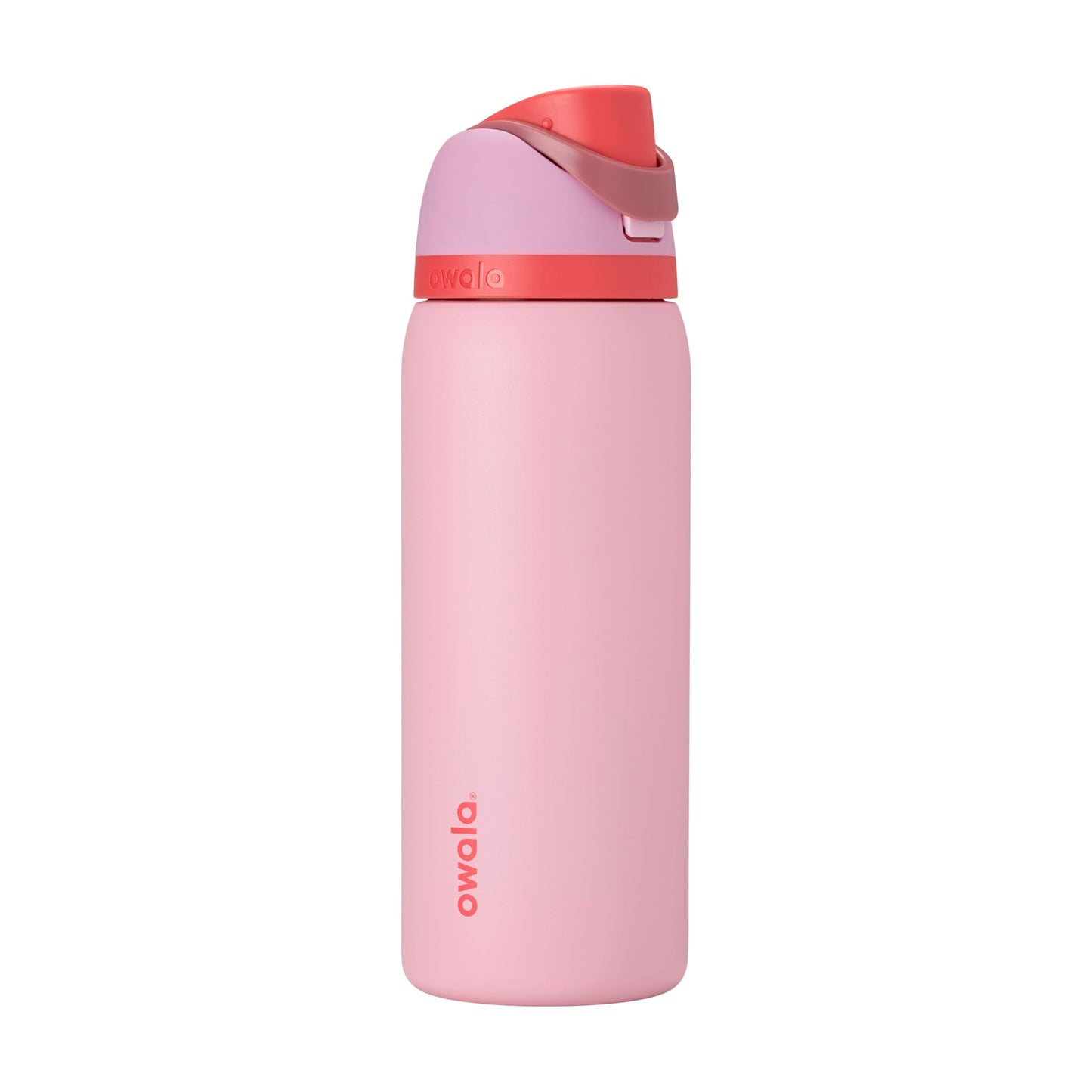FreeSip Insulated Stainless Steel Water Bottle with Straw for Sports and Travel, BPA-Free, 24-oz, Shy Marshmallow