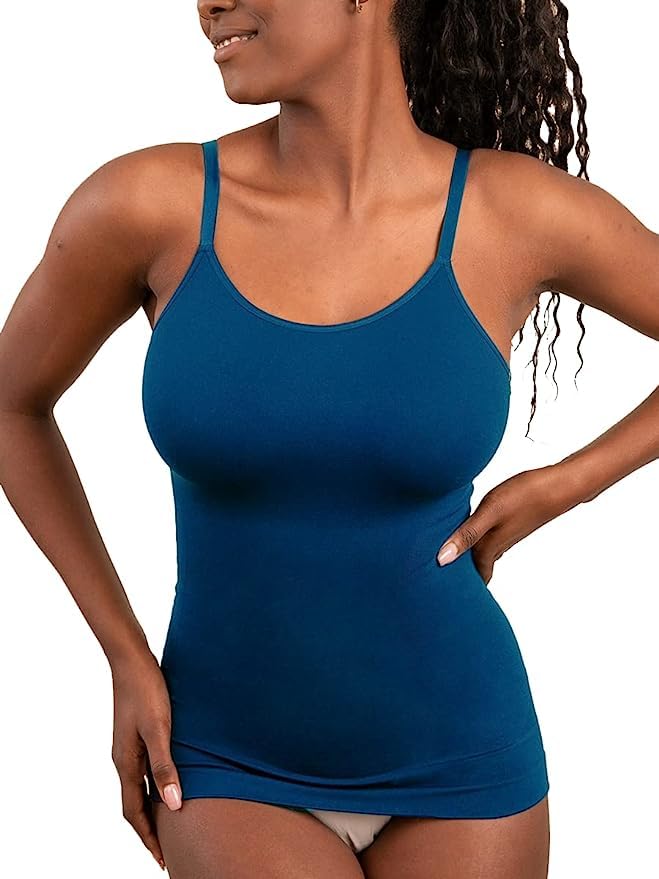 SHAPERMINT High Compression Womens Tops - Scoop Neck Cami - Tank Top for Women, Camisole for Women