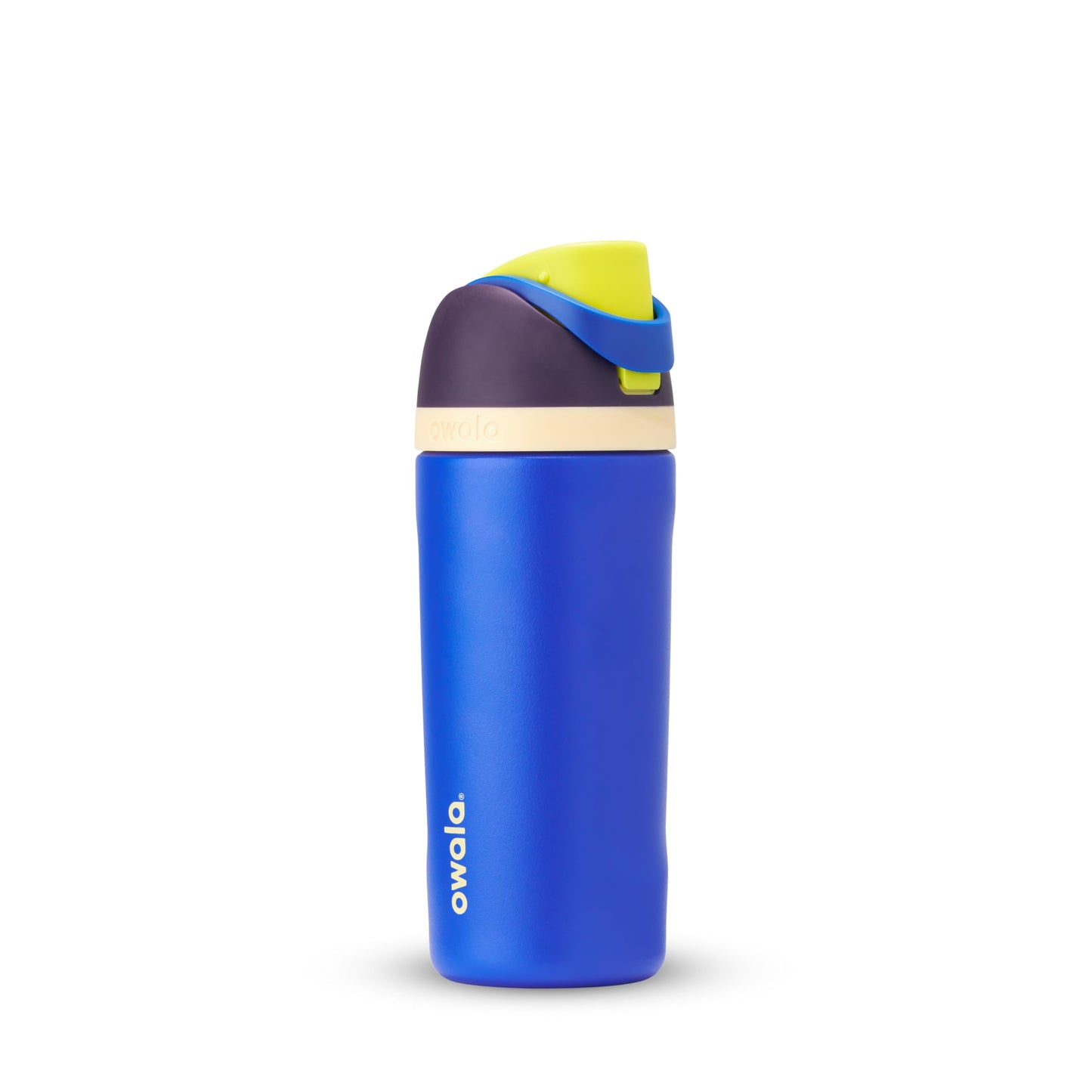 FreeSip Insulated Stainless Steel Water Bottle with Straw for Sports and Travel, BPA-Free, 24-oz, Shy Marshmallow