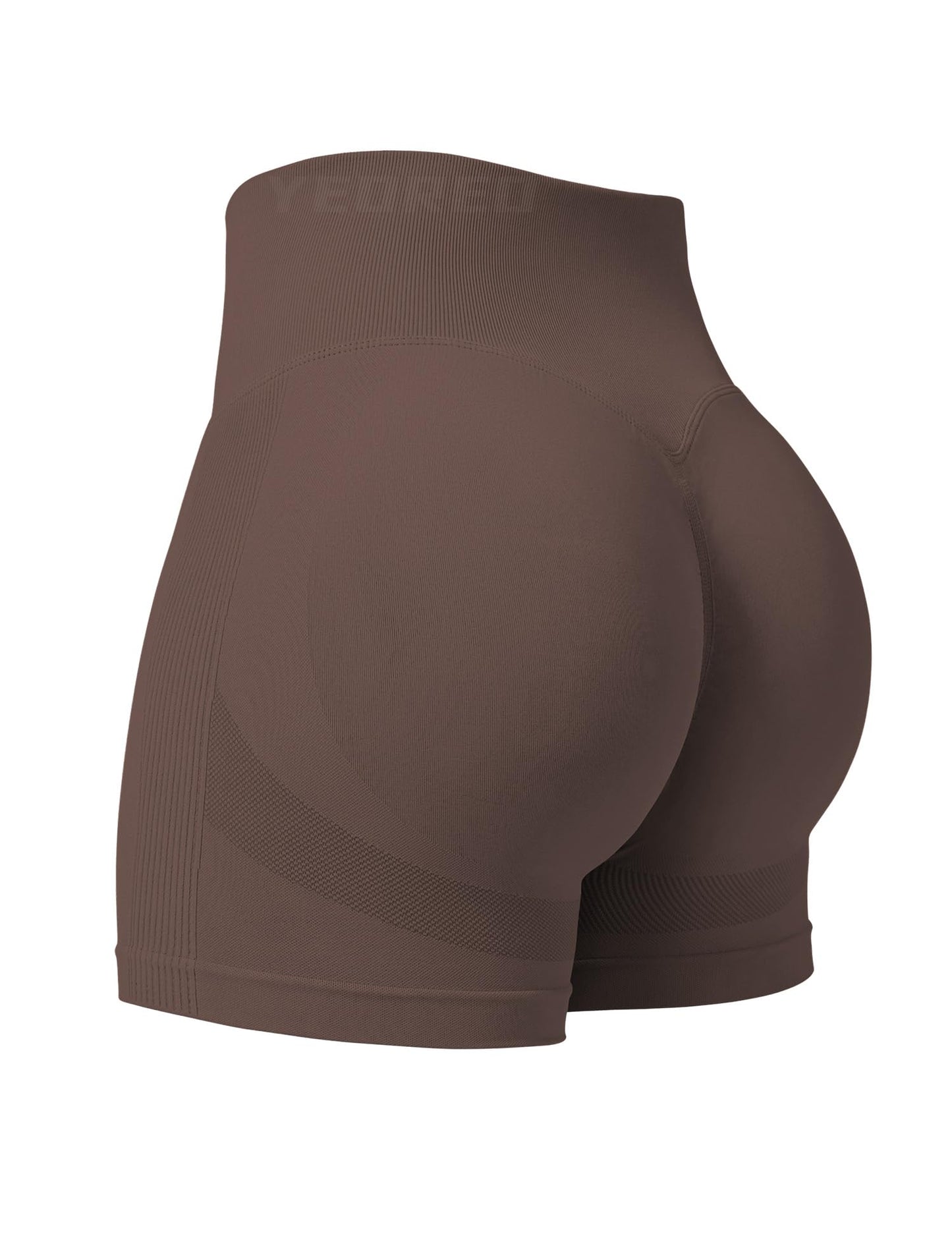 Professional Women Workout Shorts 3.6" Scrunch Shorts Seamless High Waisted Contour Gym Yoga Biker Shorts