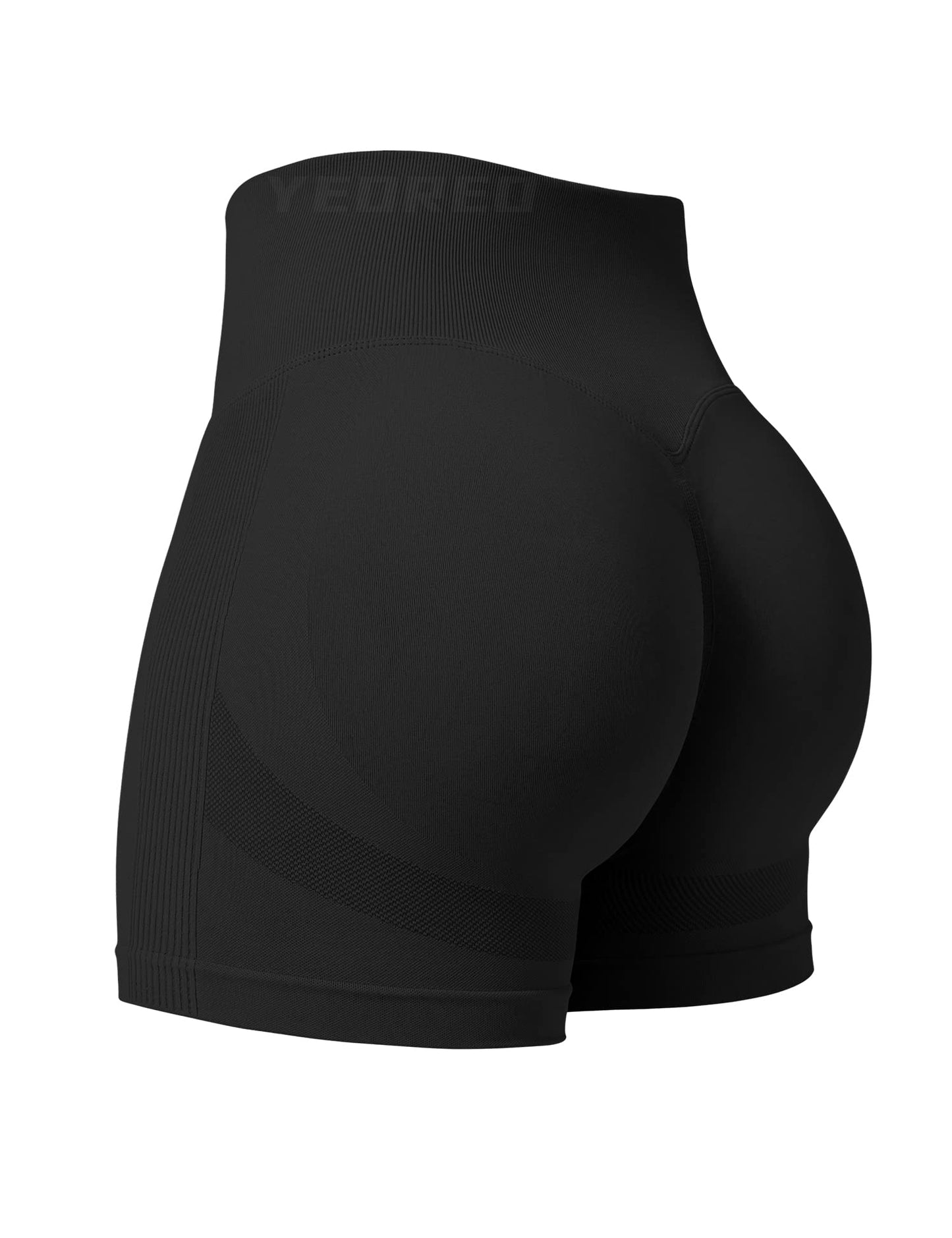 Professional Women Workout Shorts 3.6" Scrunch Shorts Seamless High Waisted Contour Gym Yoga Biker Shorts
