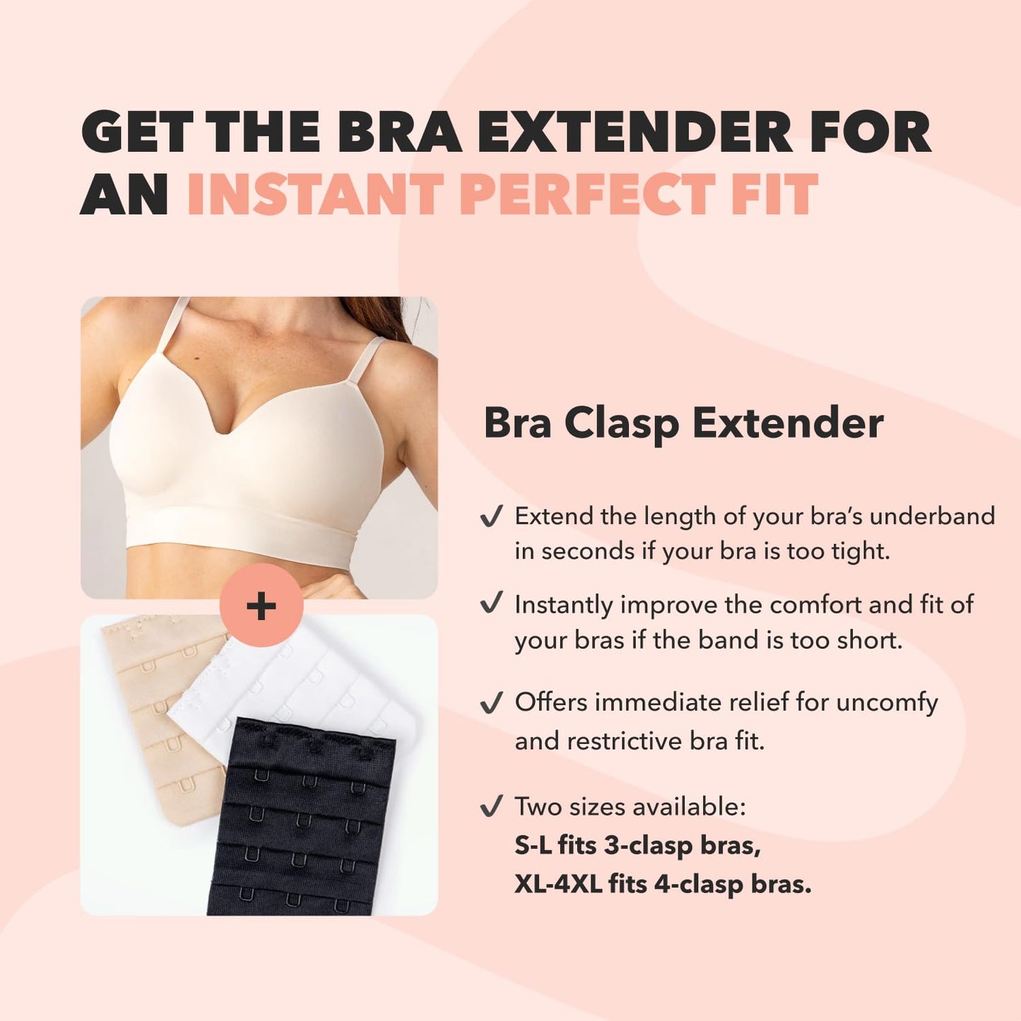 SHAPERMINT Supportive Comfort Wireless Bras for Women Full Support - Seamless Plus Size Bra, Bralette for Women Full Support