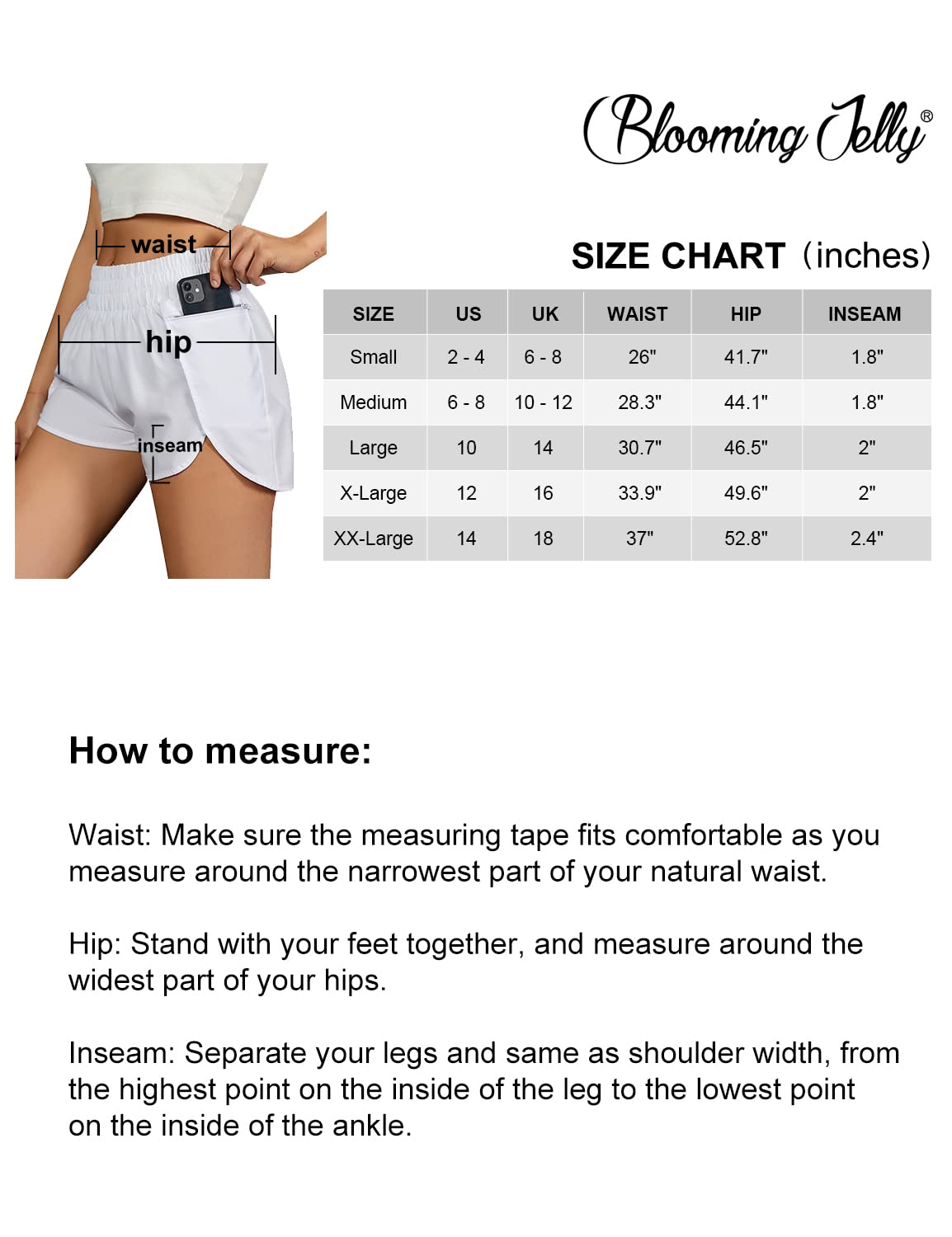 Women's Quick-Dry Running Shorts Workout Sport Layer Active Shorts with Pockets 1.75