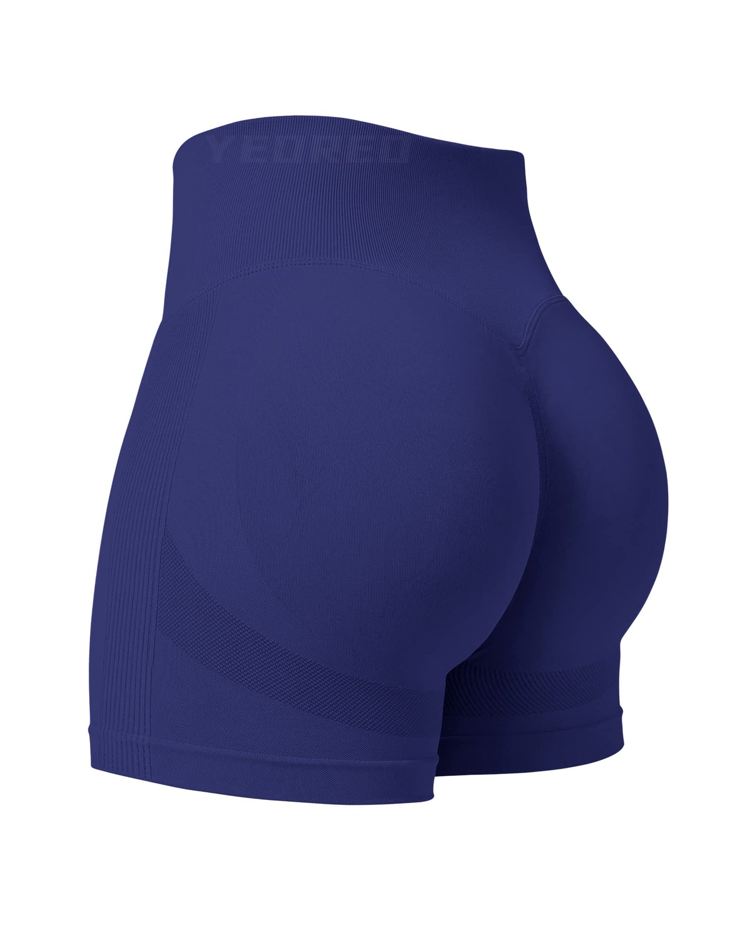 Professional Women Workout Shorts 3.6" Scrunch Shorts Seamless High Waisted Contour Gym Yoga Biker Shorts