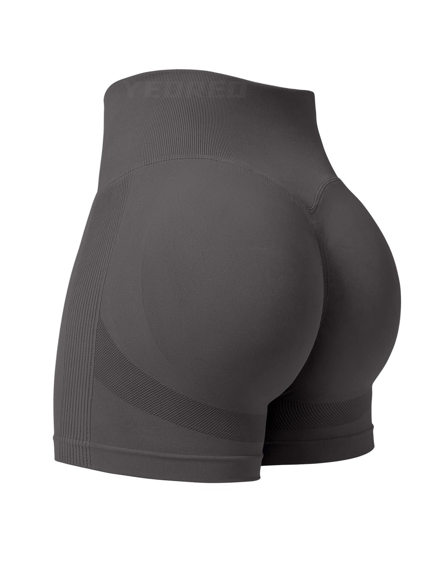 Professional Women Workout Shorts 3.6" Scrunch Shorts Seamless High Waisted Contour Gym Yoga Biker Shorts