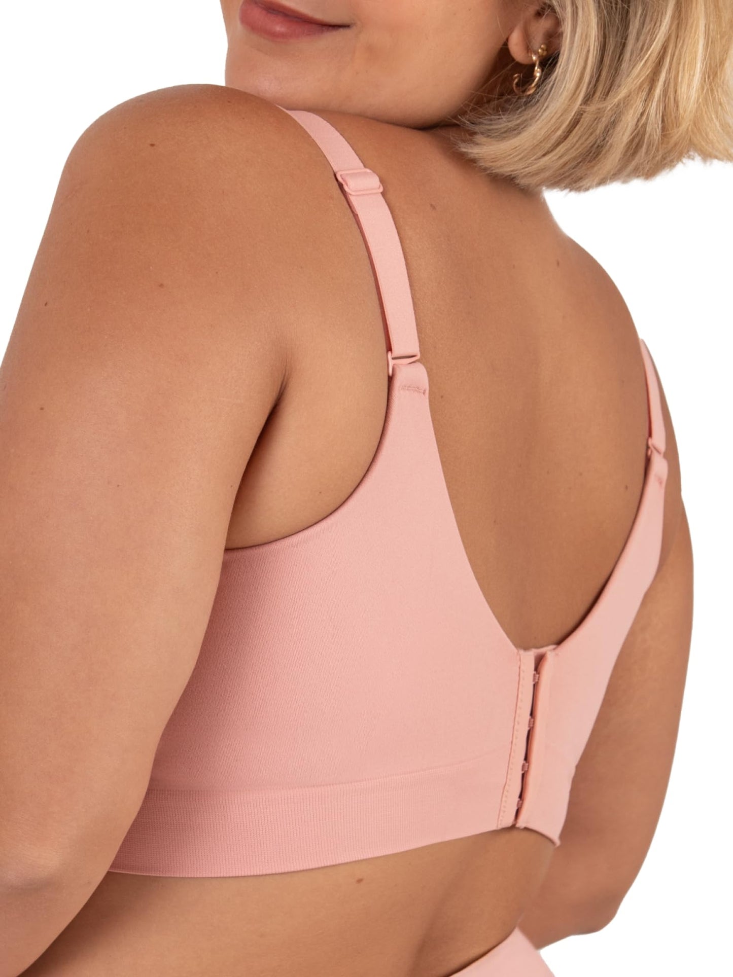 SHAPERMINT Supportive Comfort Wireless Bras for Women Full Support - Seamless Plus Size Bra, Bralette for Women Full Support