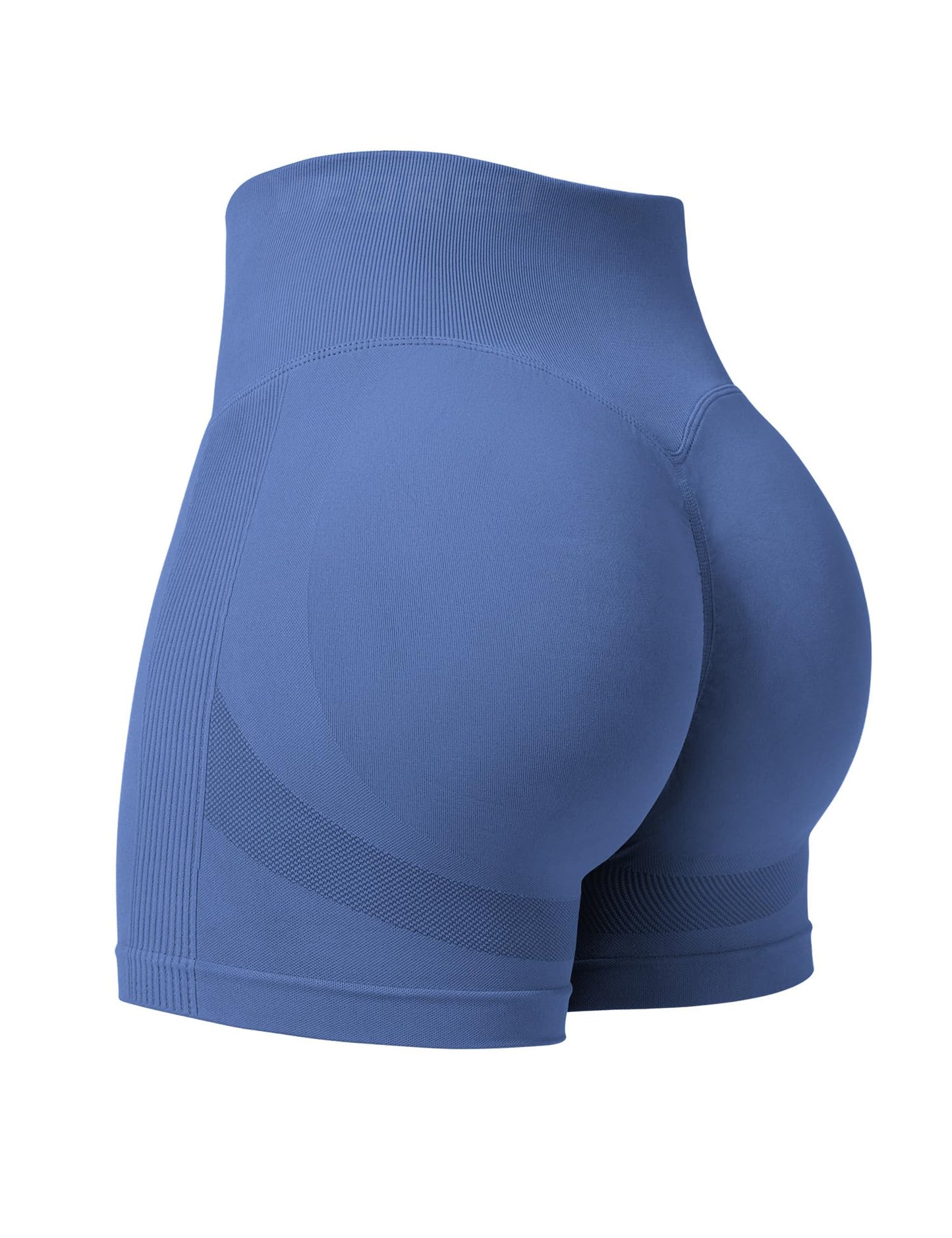 Professional Women Workout Shorts 3.6" Scrunch Shorts Seamless High Waisted Contour Gym Yoga Biker Shorts