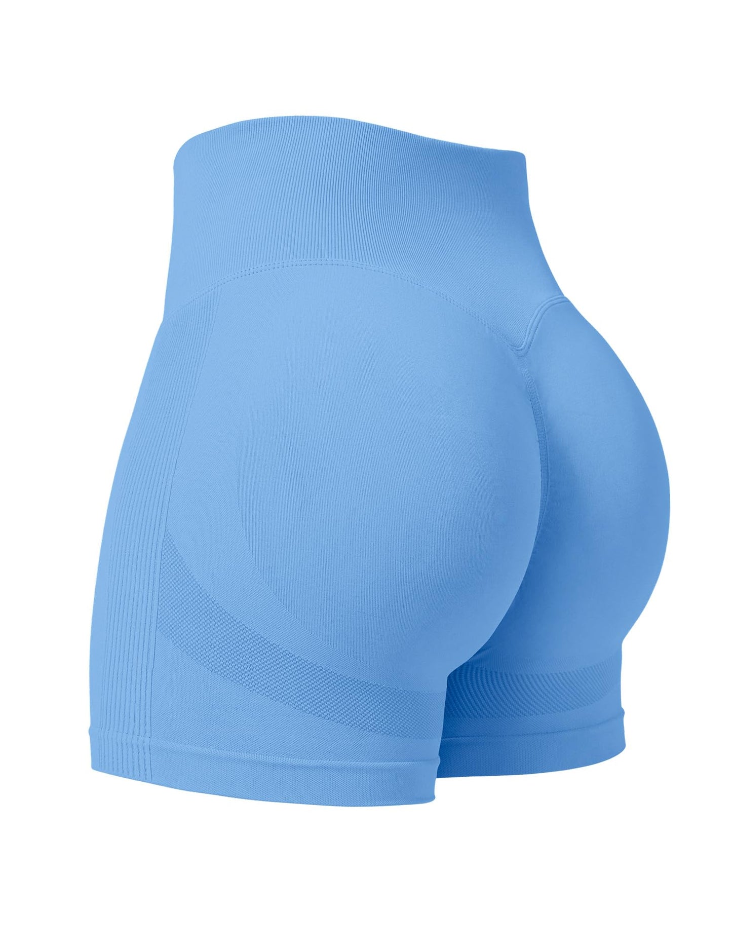 Professional Women Workout Shorts 3.6" Scrunch Shorts Seamless High Waisted Contour Gym Yoga Biker Shorts