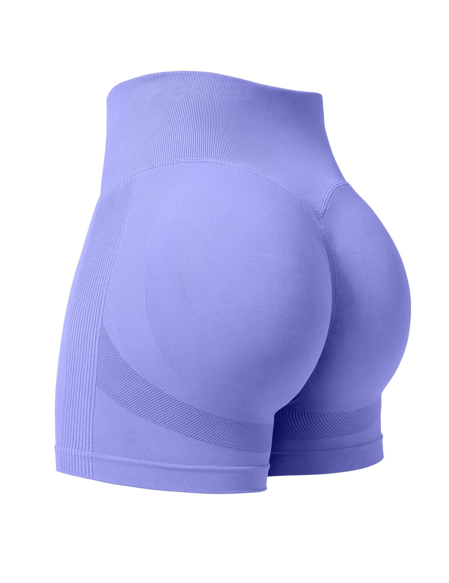 Professional Women Workout Shorts 3.6" Scrunch Shorts Seamless High Waisted Contour Gym Yoga Biker Shorts