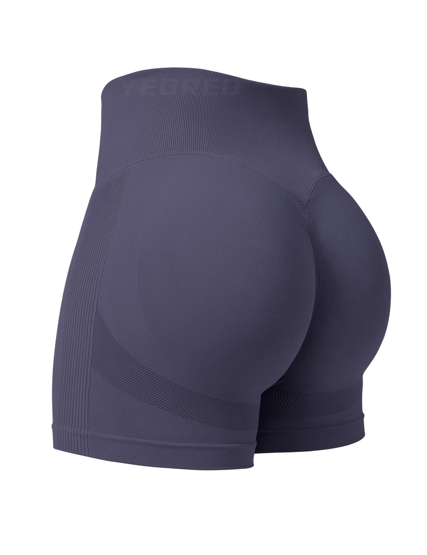 Professional Women Workout Shorts 3.6" Scrunch Shorts Seamless High Waisted Contour Gym Yoga Biker Shorts
