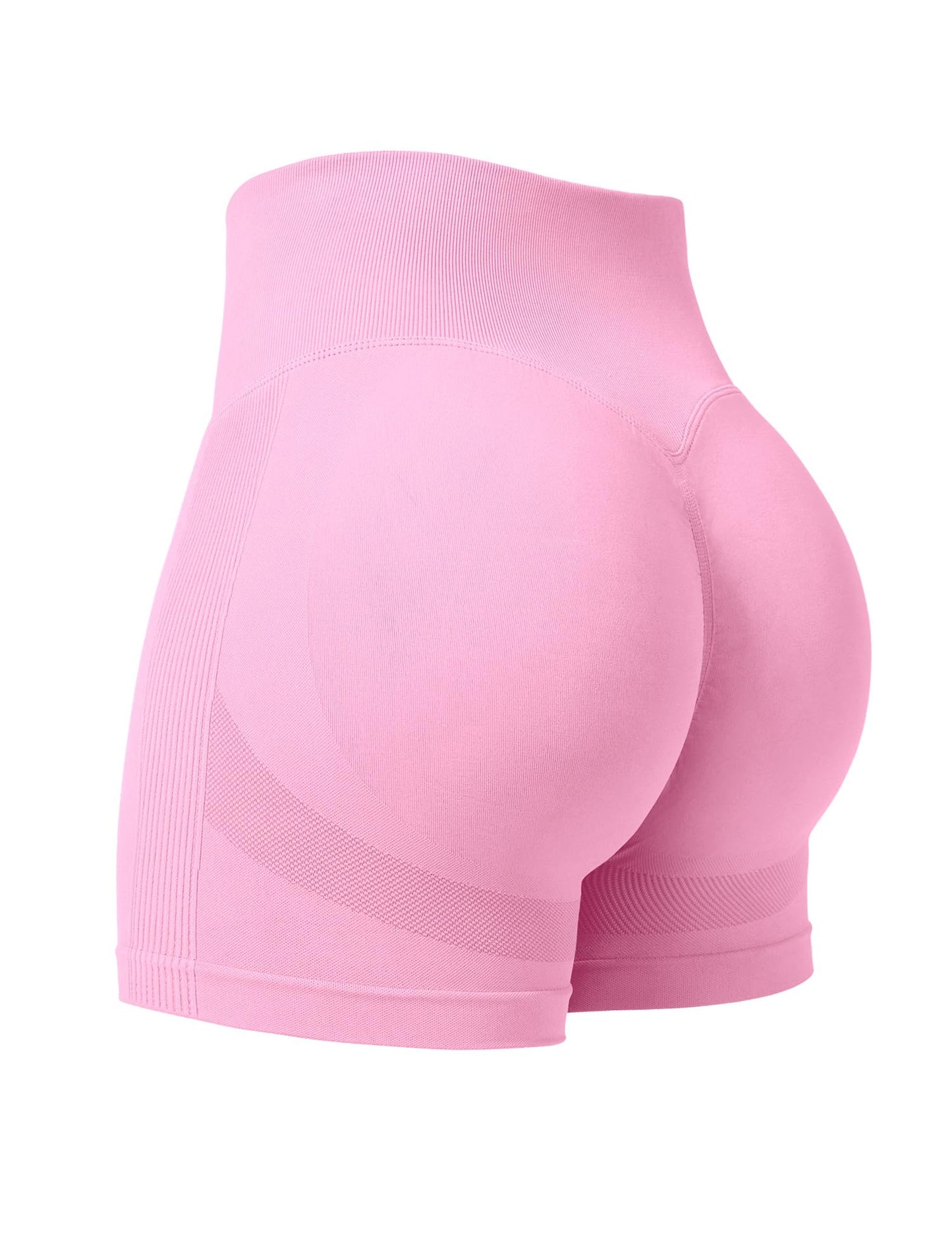 Professional Women Workout Shorts 3.6" Scrunch Shorts Seamless High Waisted Contour Gym Yoga Biker Shorts