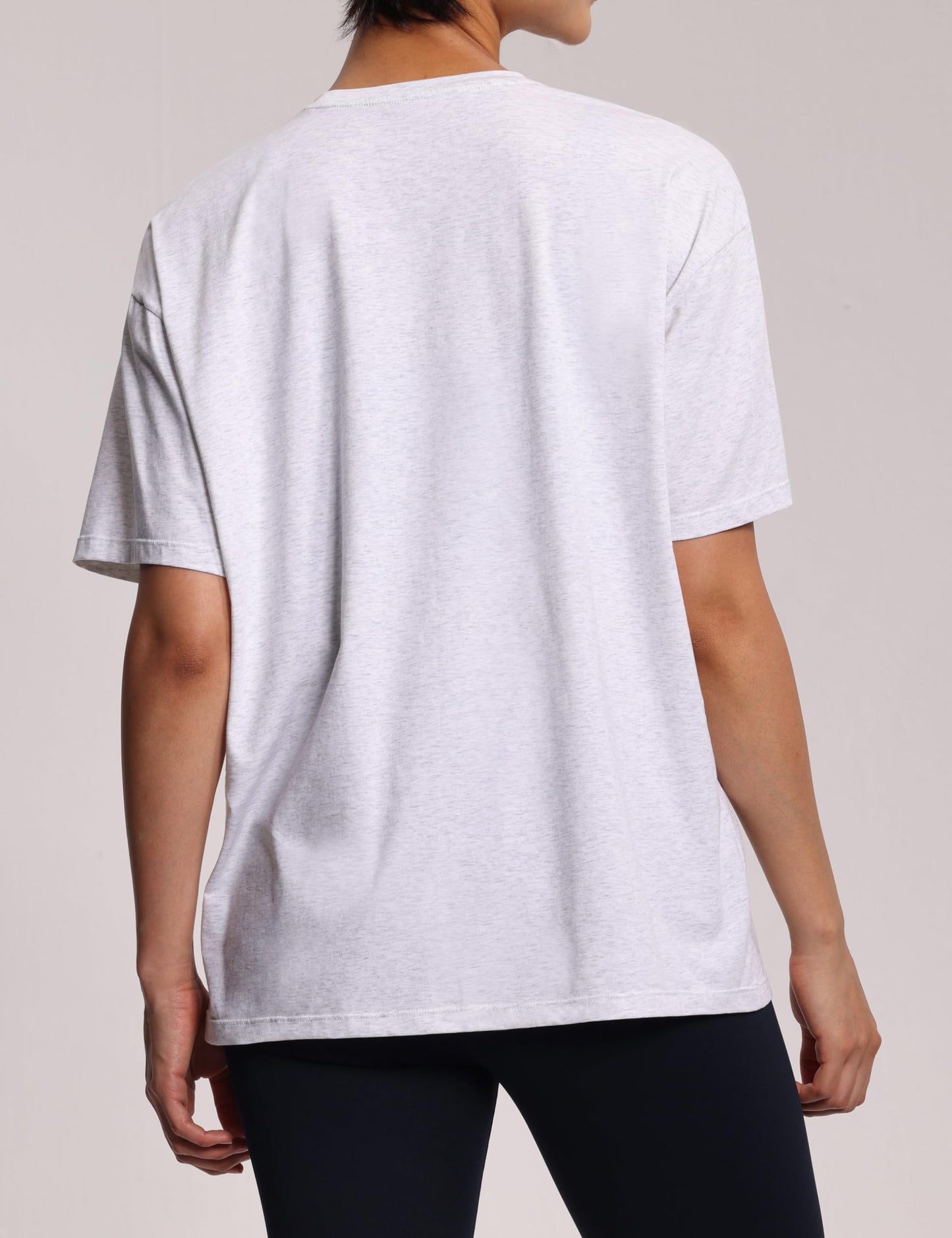 THE GYM PEOPLE Women's Casual Oversized T-Shirts Summer Crewneck Short Sleeve Workout Basic Tee Tops