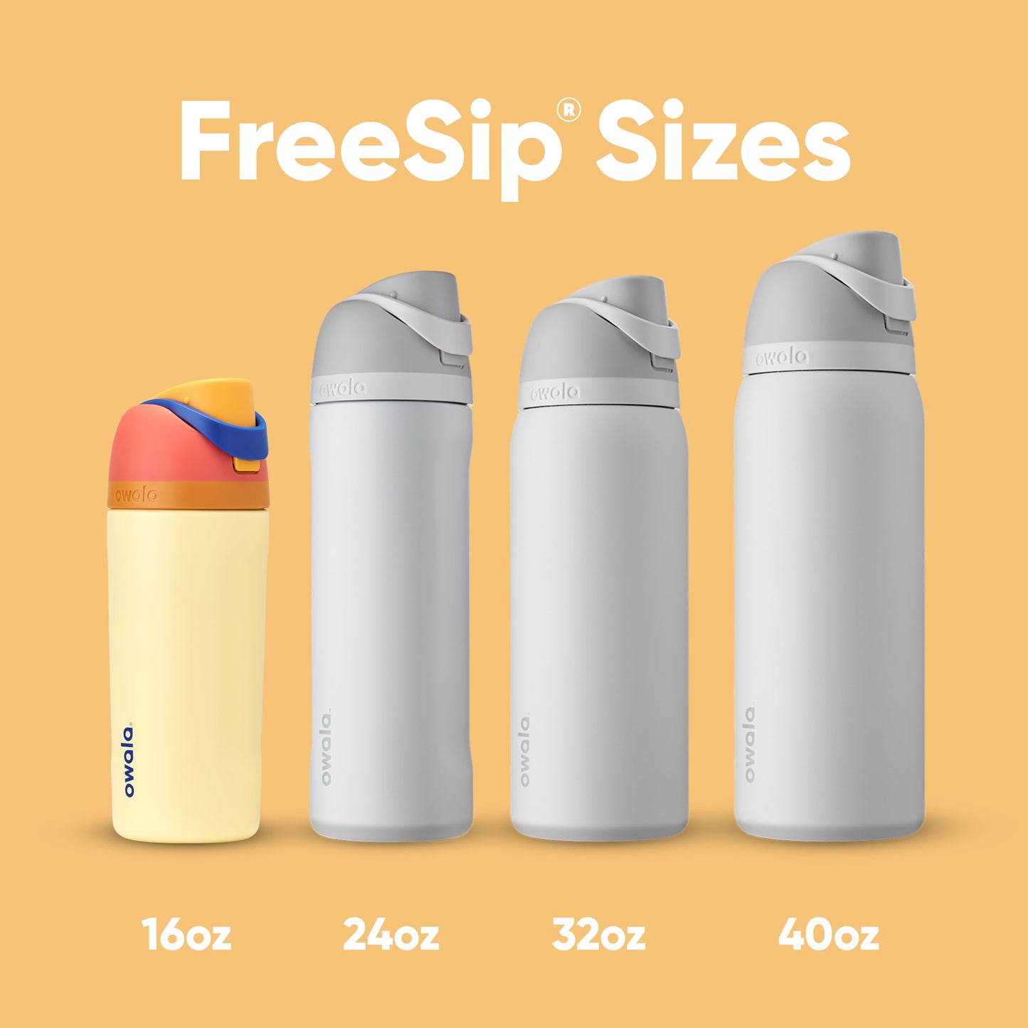 FreeSip Insulated Stainless Steel Water Bottle with Straw for Sports and Travel, BPA-Free, 24-oz, Shy Marshmallow