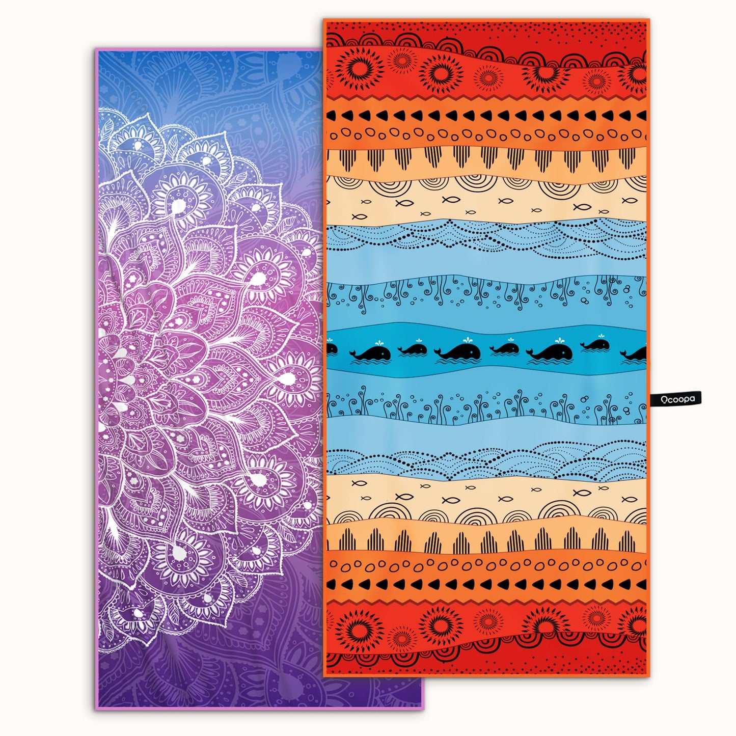 OCOOPA Microfiber Beach Towel Sand Free, Extra Large 71''X32'' Oversized Towels, Lightweight Compact Quick Dry Absorbent Pool Towel for Bath,Camping,Swimming,Travel Accessories