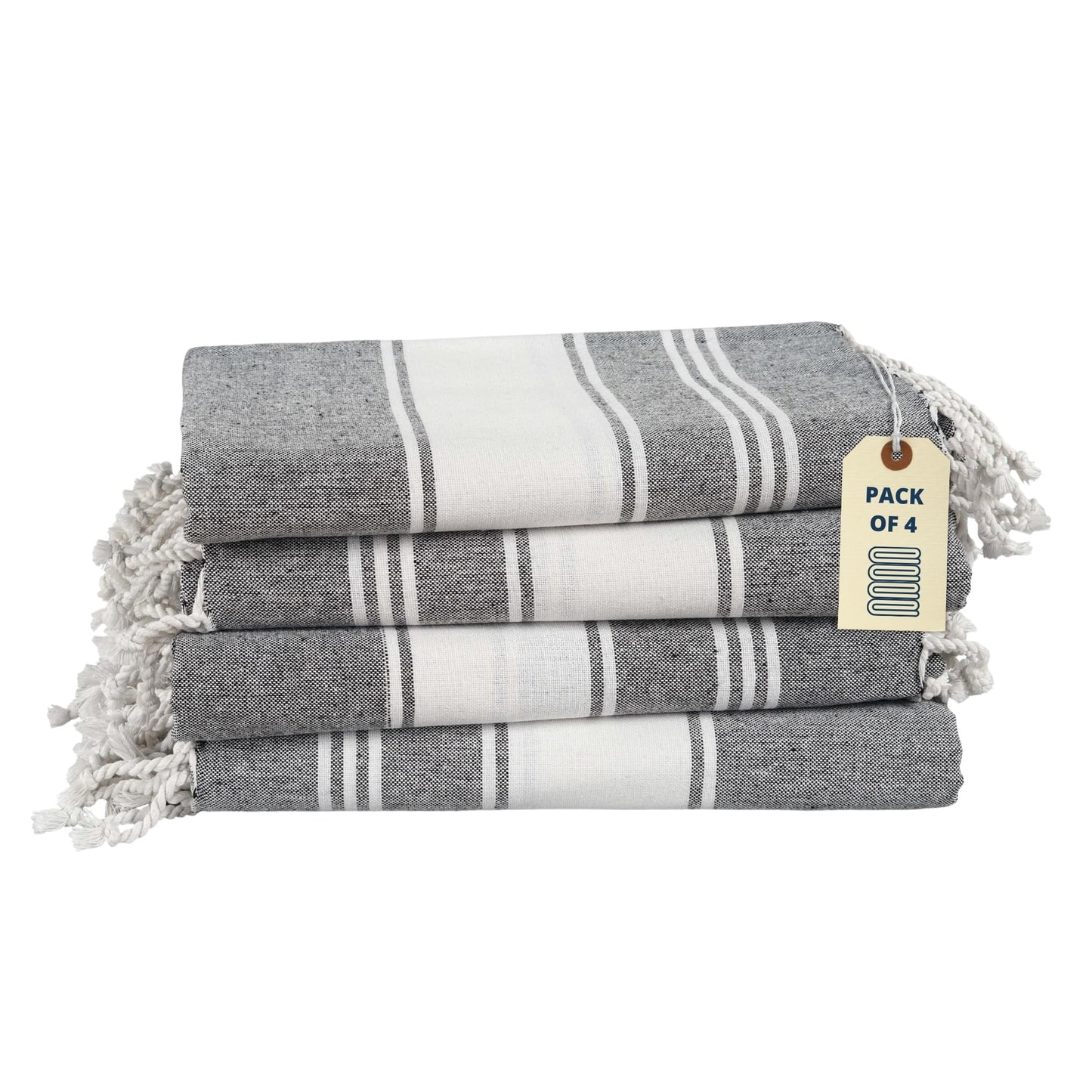 Lane Linen Beach Towels 6 Pack, Oversized Beach Towel, Pre-Washed Large Beach Towel, Stylish Pool Towels for Adults, Quick Dry Beach Towel, Lightweight Travel Towel, 39"x71" - Multi Colors