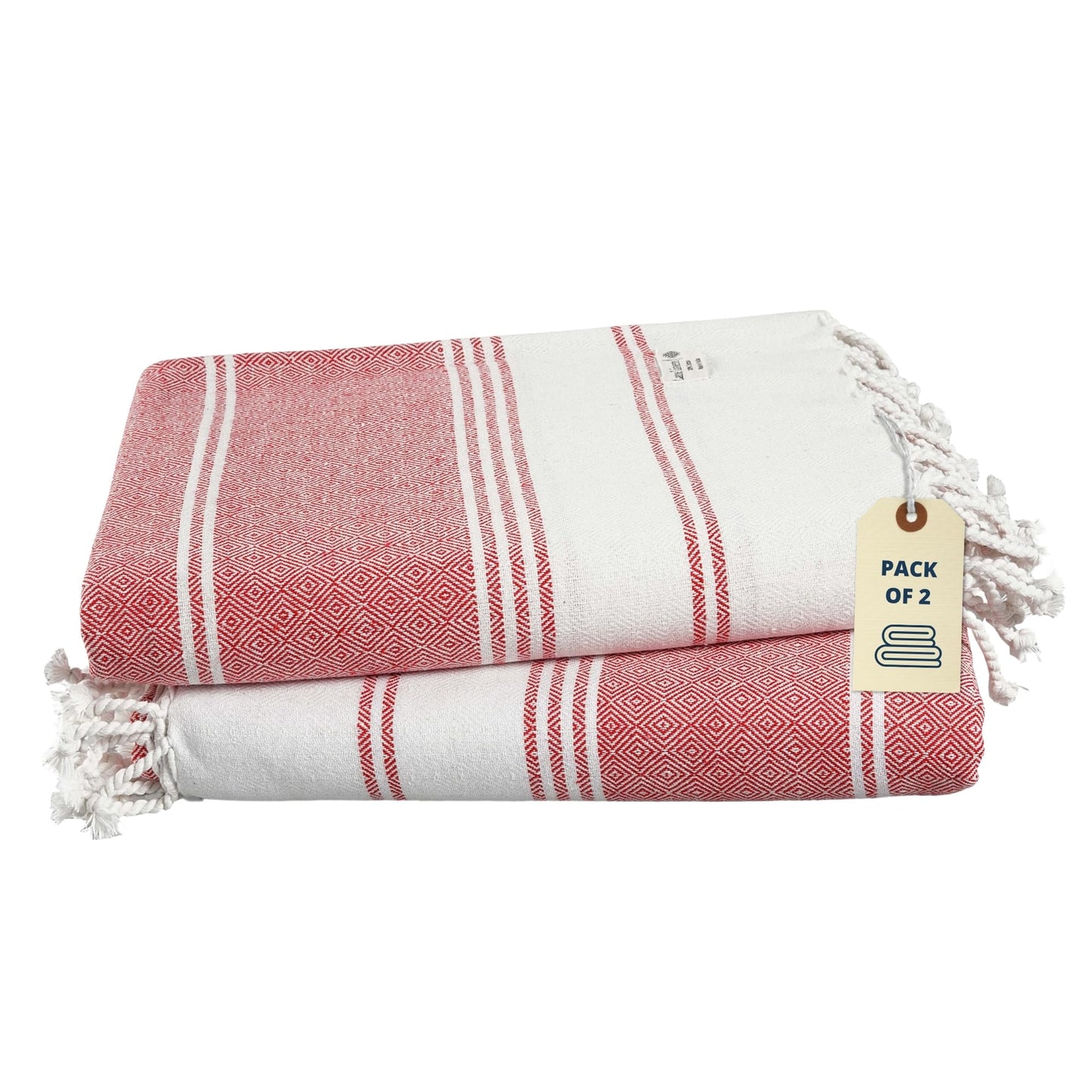 Lane Linen Beach Towels 6 Pack, Oversized Beach Towel, Pre-Washed Large Beach Towel, Stylish Pool Towels for Adults, Quick Dry Beach Towel, Lightweight Travel Towel, 39"x71" - Multi Colors
