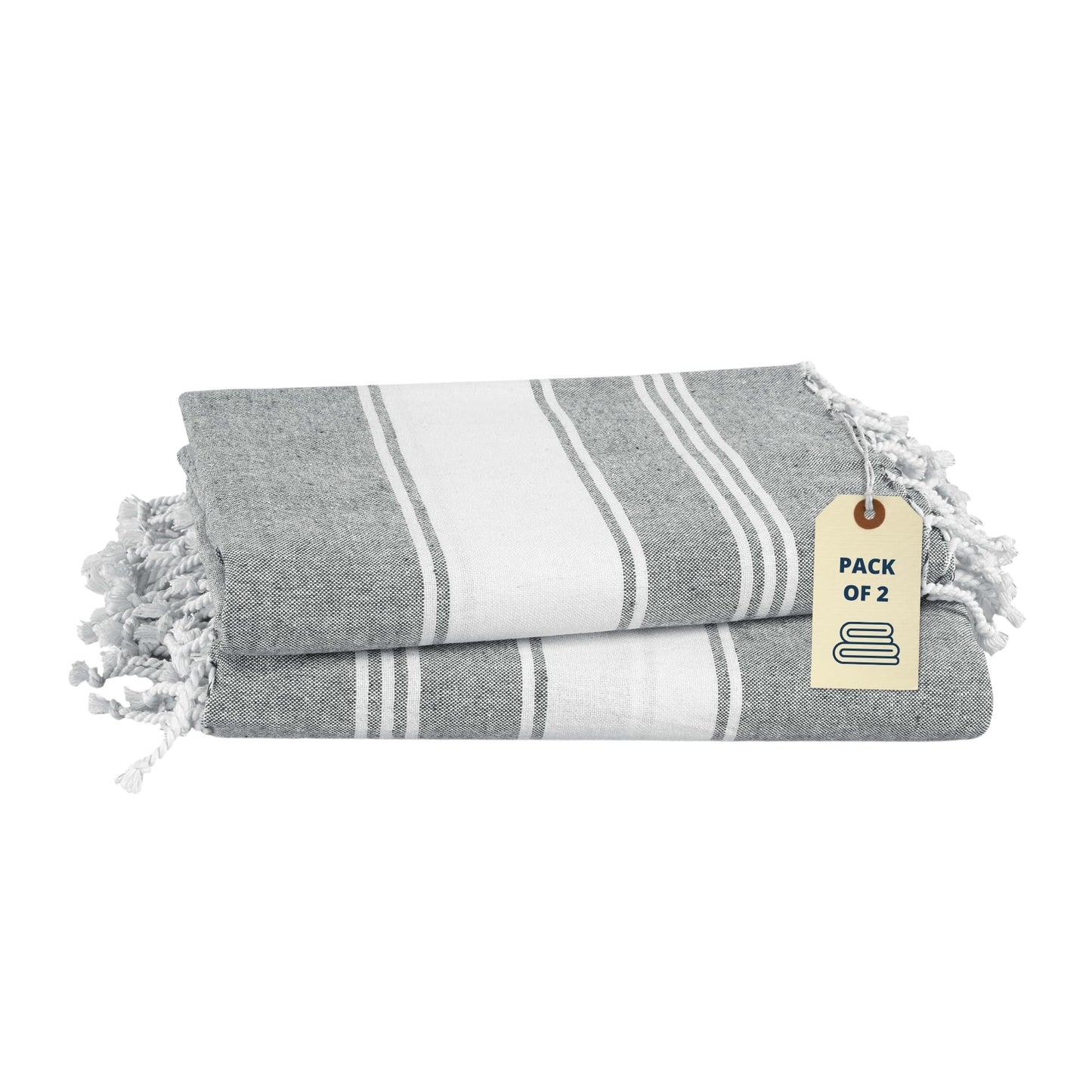 Lane Linen Beach Towels 6 Pack, Oversized Beach Towel, Pre-Washed Large Beach Towel, Stylish Pool Towels for Adults, Quick Dry Beach Towel, Lightweight Travel Towel, 39"x71" - Multi Colors