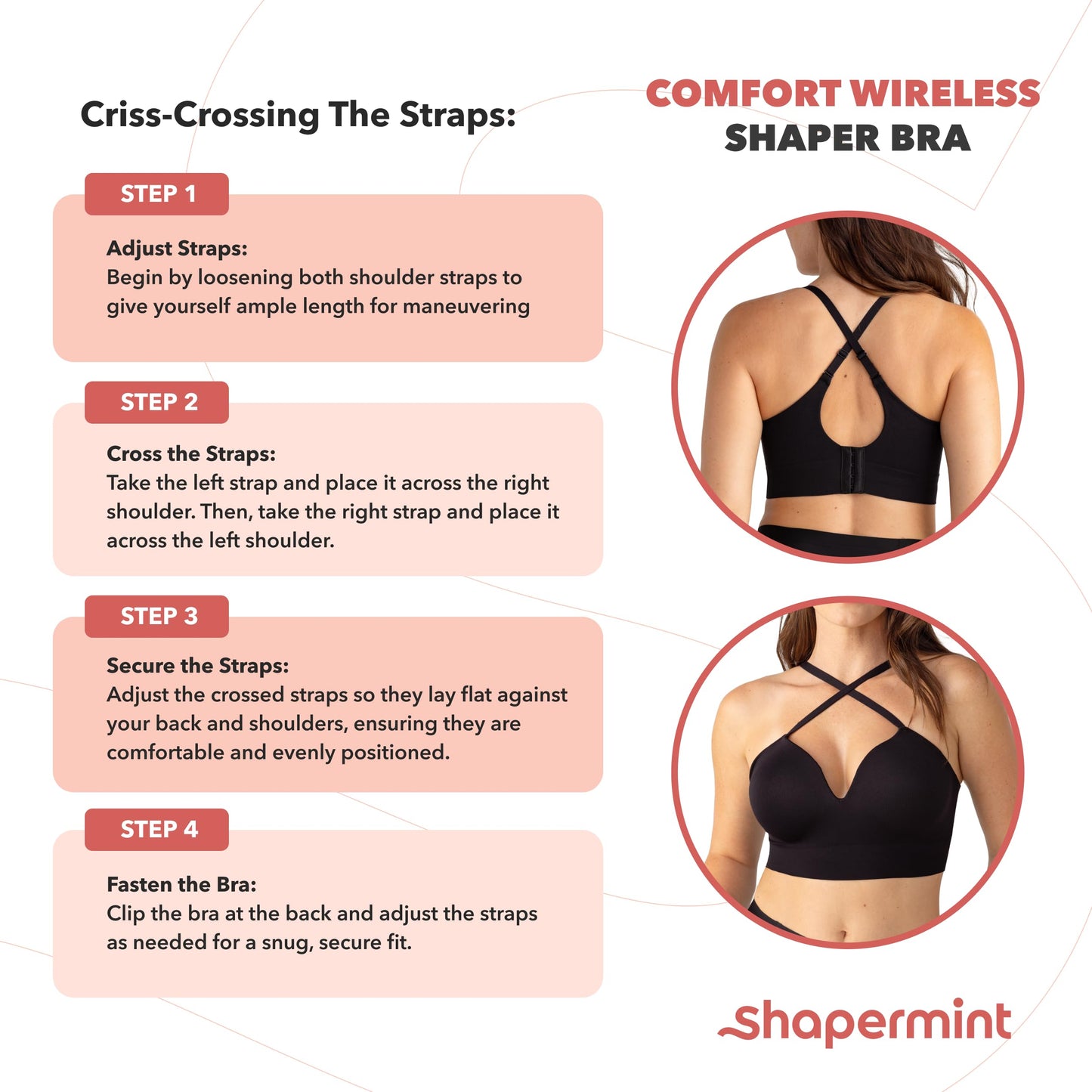 SHAPERMINT Supportive Comfort Wireless Bras for Women Full Support - Seamless Plus Size Bra, Bralette for Women Full Support