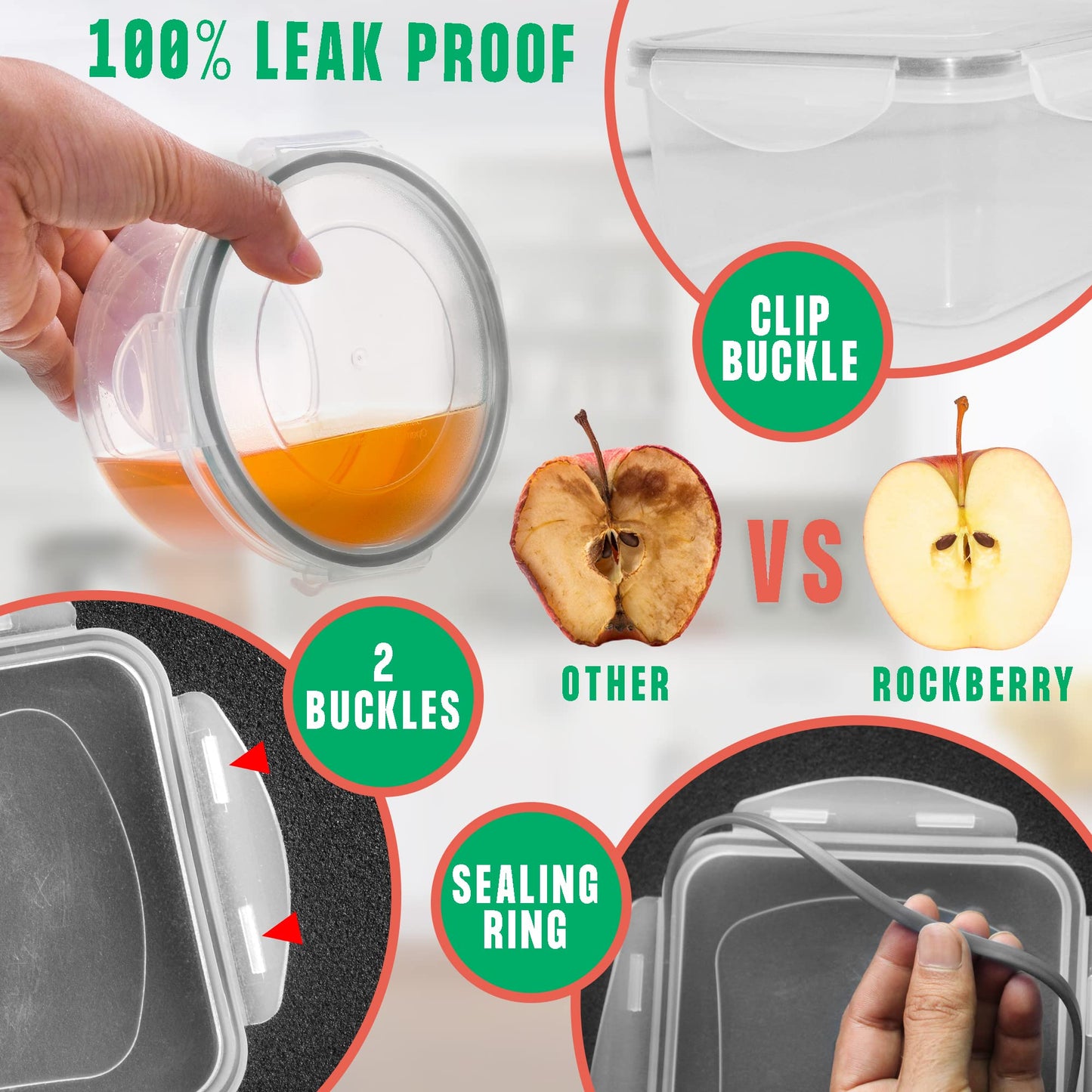 50 Pcs Large Food Storage Containers with Lids Airtight-85 oz to Sauces Box-Total 526Oz Stackable Kitchen Bowls Set Meal Prep Containers-BPA Free Leak proof Plastic Freezer Microwave safe