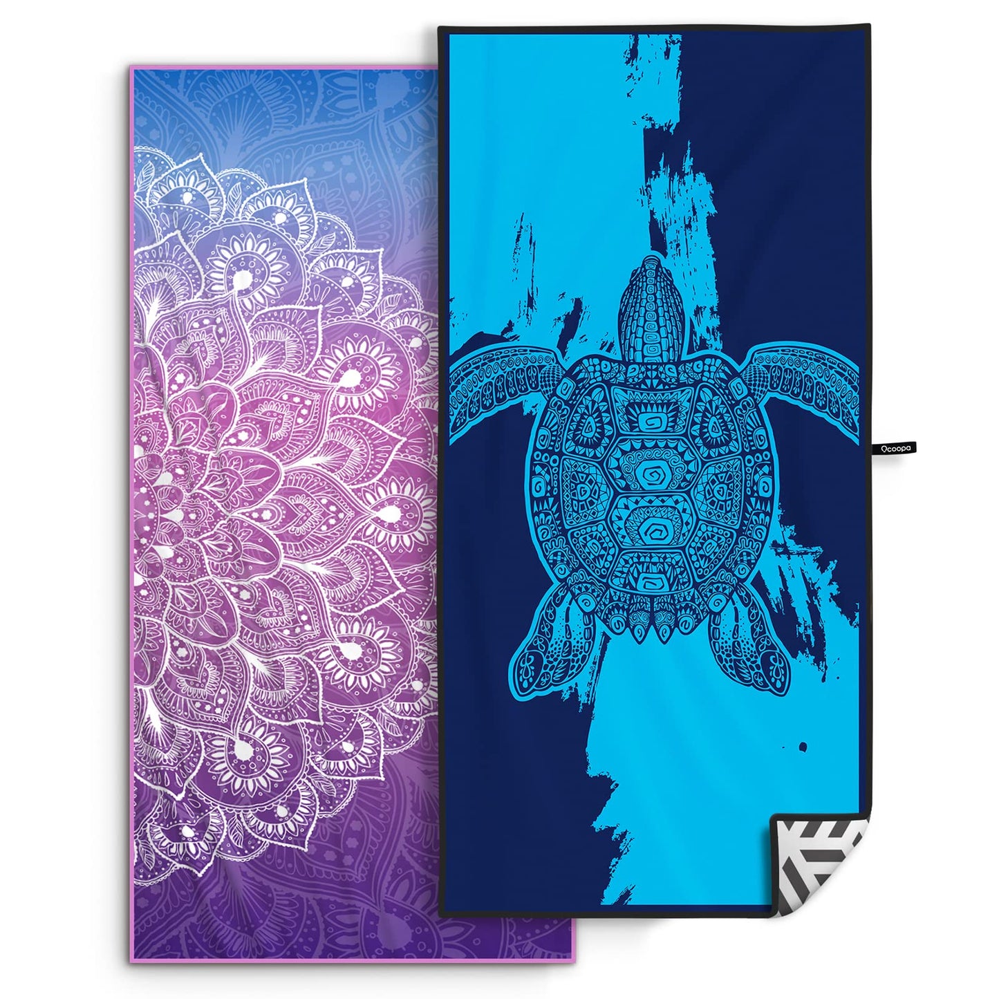 OCOOPA Microfiber Beach Towel Sand Free, Extra Large 71''X32'' Oversized Towels, Lightweight Compact Quick Dry Absorbent Pool Towel for Bath,Camping,Swimming,Travel Accessories