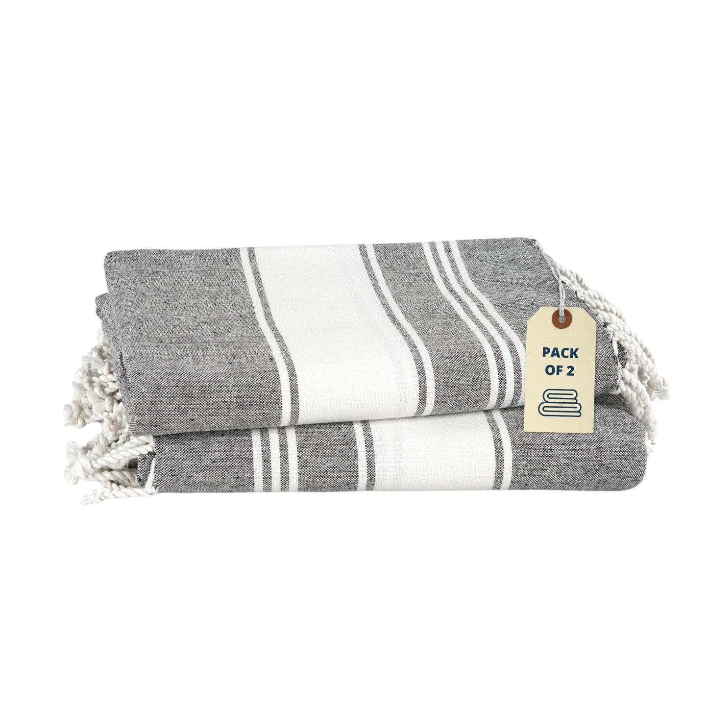 Lane Linen Beach Towels 6 Pack, Oversized Beach Towel, Pre-Washed Large Beach Towel, Stylish Pool Towels for Adults, Quick Dry Beach Towel, Lightweight Travel Towel, 39"x71" - Multi Colors