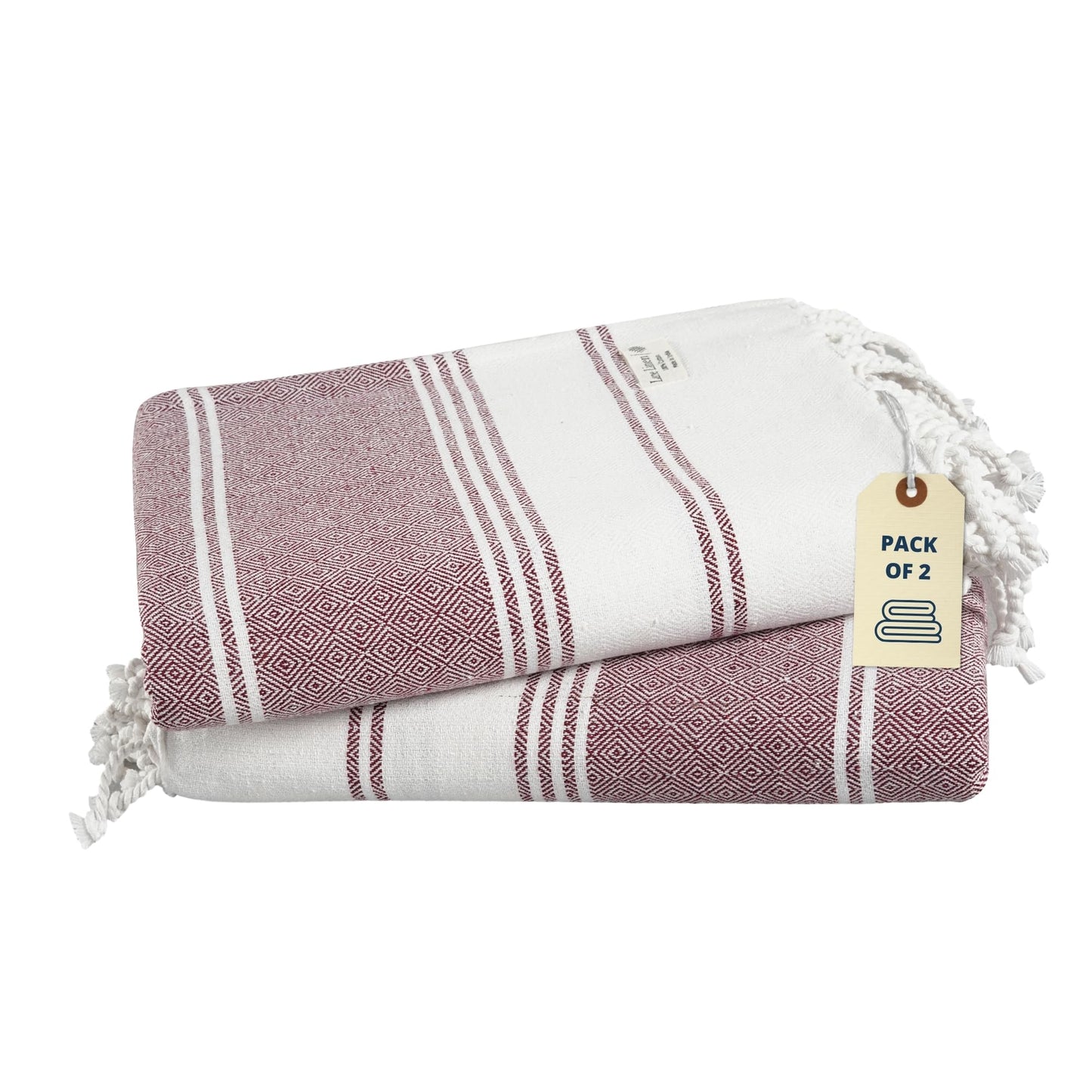 Lane Linen Beach Towels 6 Pack, Oversized Beach Towel, Pre-Washed Large Beach Towel, Stylish Pool Towels for Adults, Quick Dry Beach Towel, Lightweight Travel Towel, 39"x71" - Multi Colors