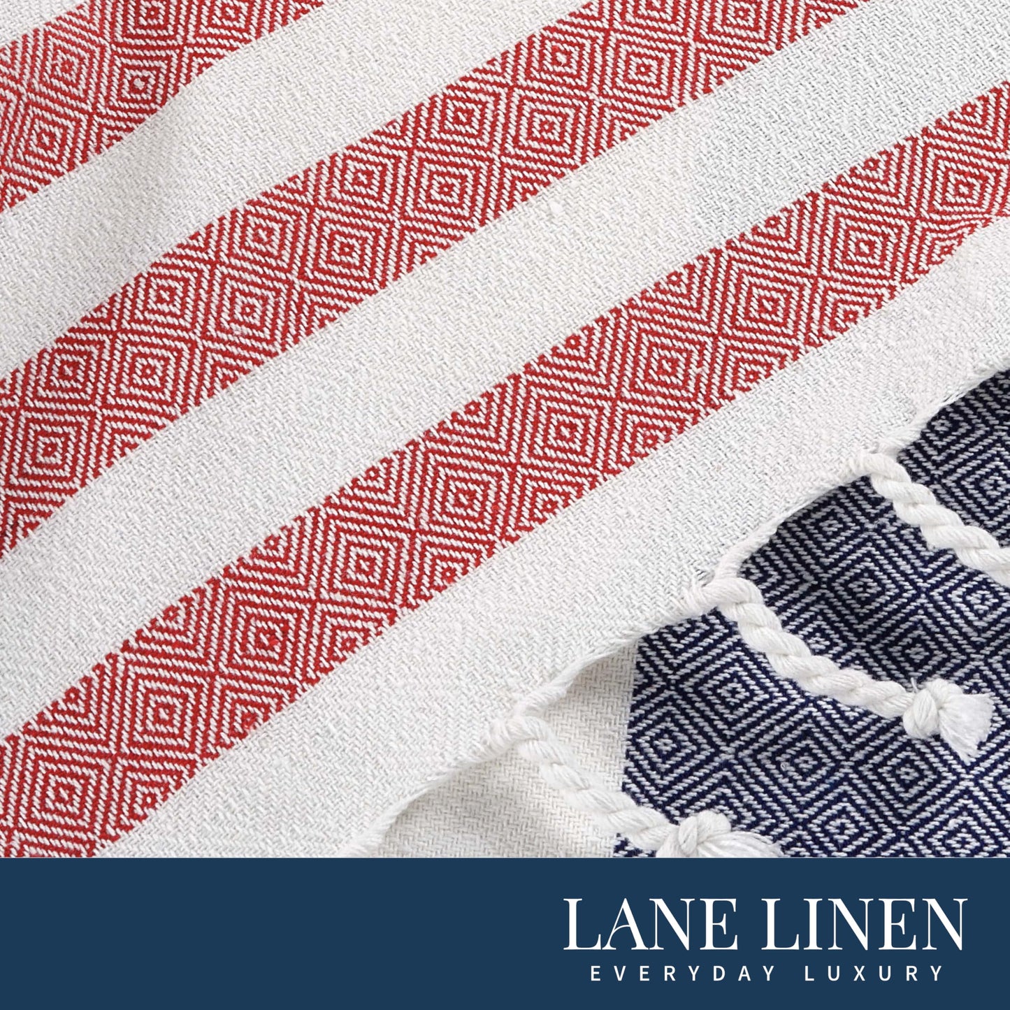 Lane Linen Beach Towels 6 Pack, Oversized Beach Towel, Pre-Washed Large Beach Towel, Stylish Pool Towels for Adults, Quick Dry Beach Towel, Lightweight Travel Towel, 39"x71" - Multi Colors