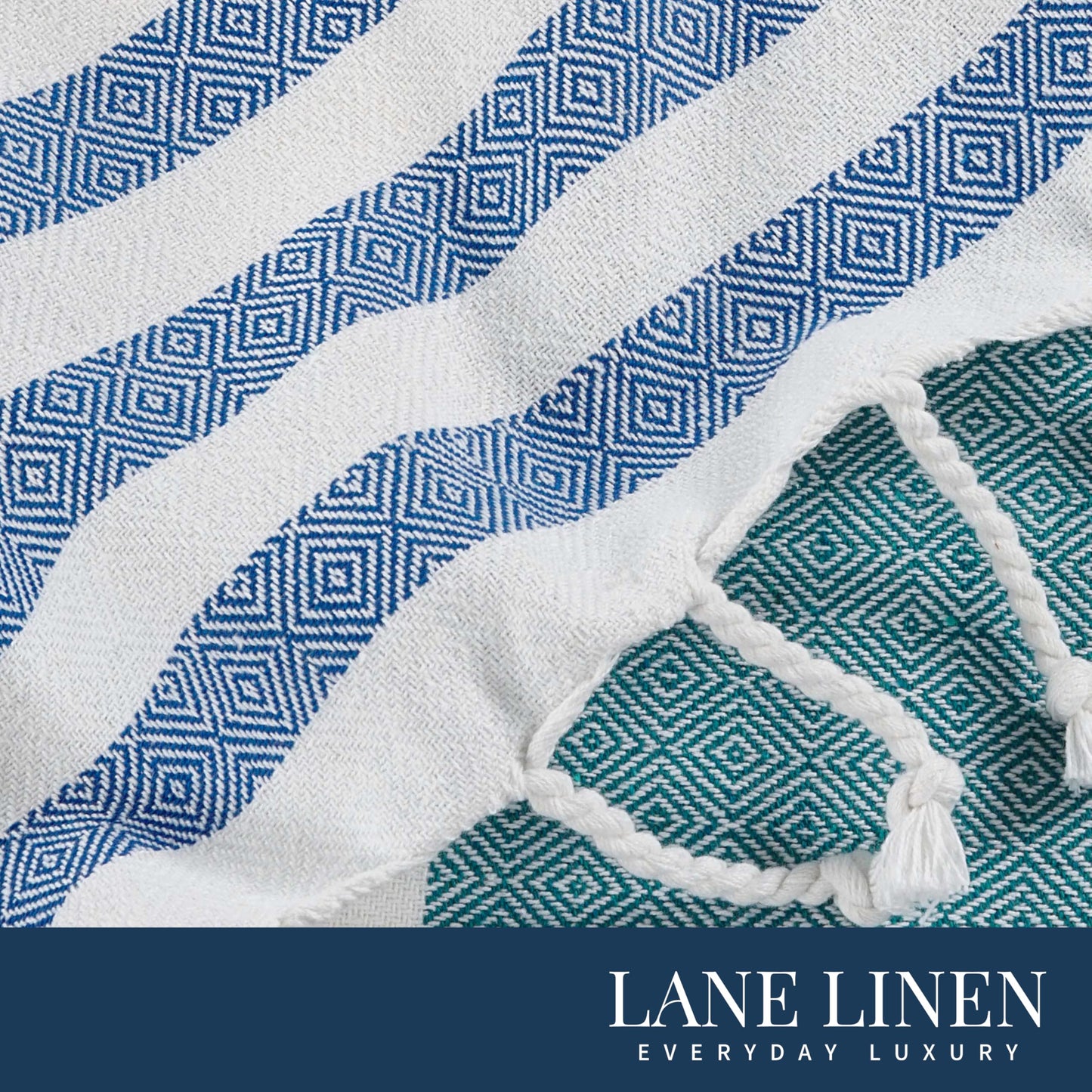 Lane Linen Beach Towels 6 Pack, Oversized Beach Towel, Pre-Washed Large Beach Towel, Stylish Pool Towels for Adults, Quick Dry Beach Towel, Lightweight Travel Towel, 39"x71" - Multi Colors