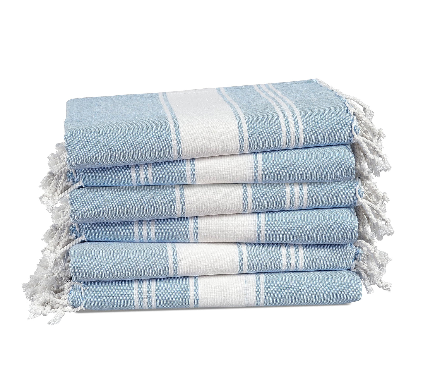 Lane Linen Beach Towels 6 Pack, Oversized Beach Towel, Pre-Washed Large Beach Towel, Stylish Pool Towels for Adults, Quick Dry Beach Towel, Lightweight Travel Towel, 39"x71" - Multi Colors