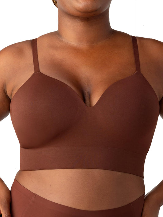 SHAPERMINT Supportive Comfort Wireless Bras for Women Full Support - Seamless Plus Size Bra, Bralette for Women Full Support
