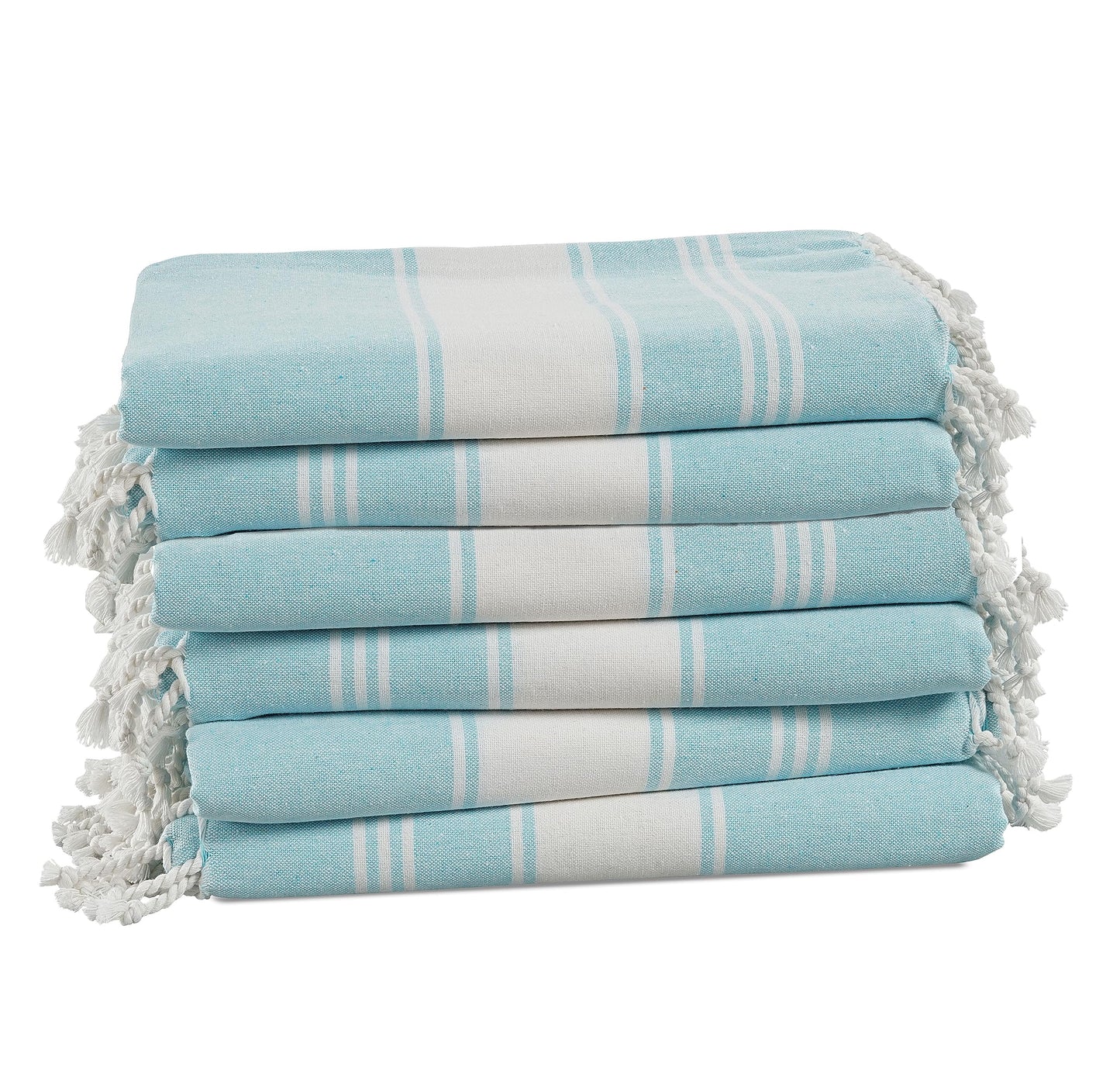 Lane Linen Beach Towels 6 Pack, Oversized Beach Towel, Pre-Washed Large Beach Towel, Stylish Pool Towels for Adults, Quick Dry Beach Towel, Lightweight Travel Towel, 39"x71" - Multi Colors